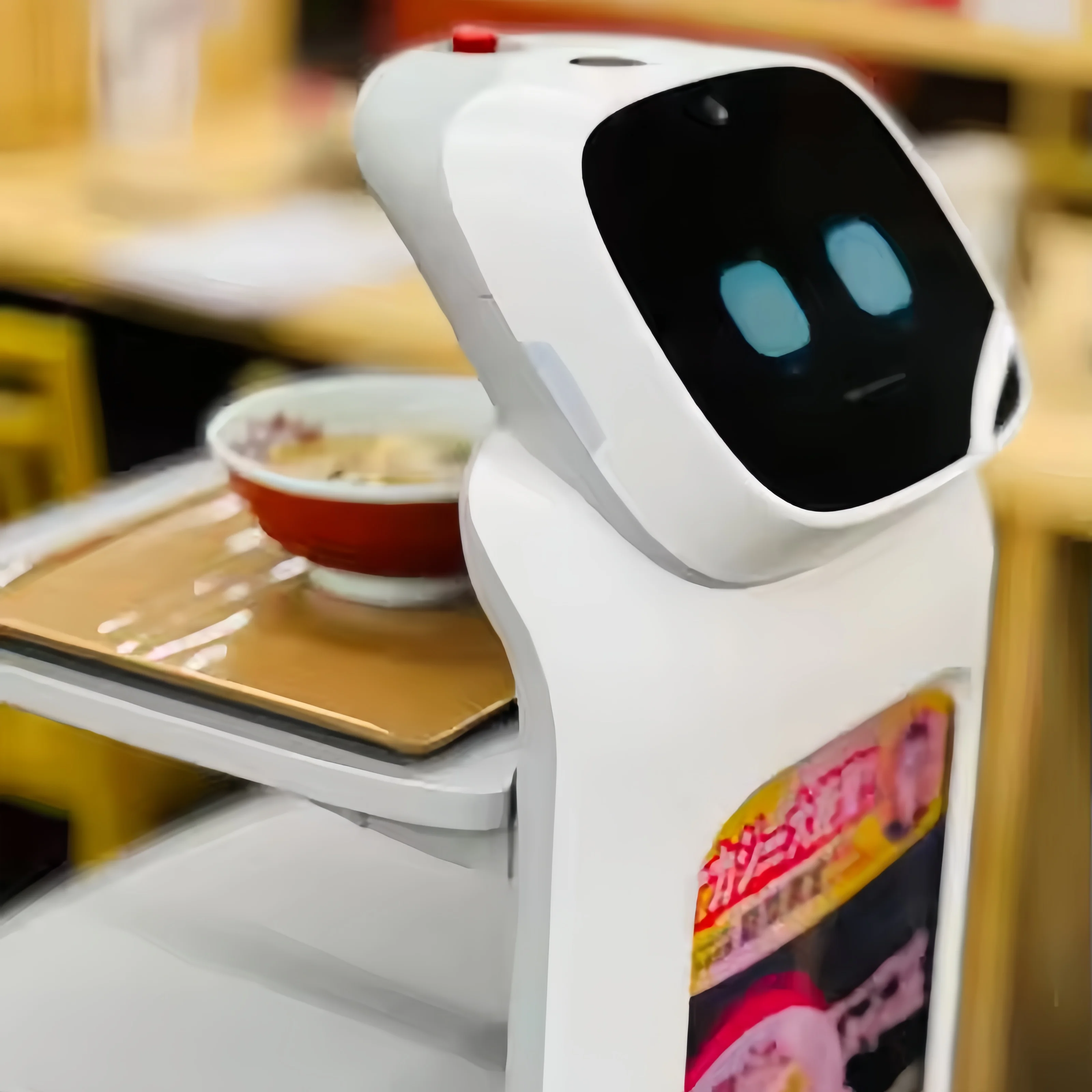 Robot di Consegna Personalizzato per Ristoranti, Hotel, Caffetterie - Robot Cameriere Intelligente per Servizio di Consegna Cibo - immagine 6