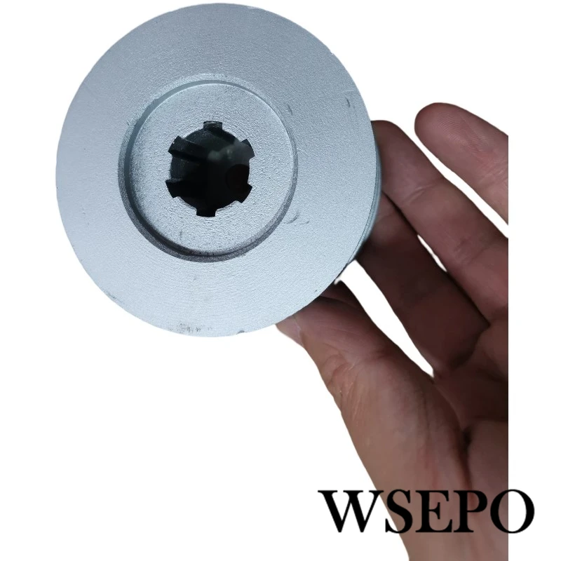 Puleggia A Doppia V Per Motori 168F/170F - Foro 20mm, Testa Convessa, Nera - Foto 7