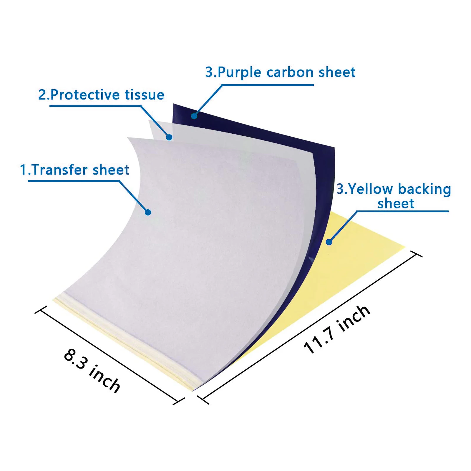 10/50/100Pcs Tattoo Transfer Pape LASTJUDG A4 Size Copy Paper Thermal Paper For Tattoo Transfer Machine Hot Tattoo Accessorie 6