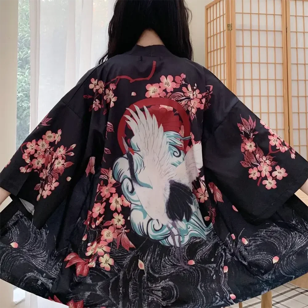 Japanese Kimono Clothes Japanese Traditional Summer Women's Sun Protection Cardigan Mori Fashion Print Soft And Comfortable