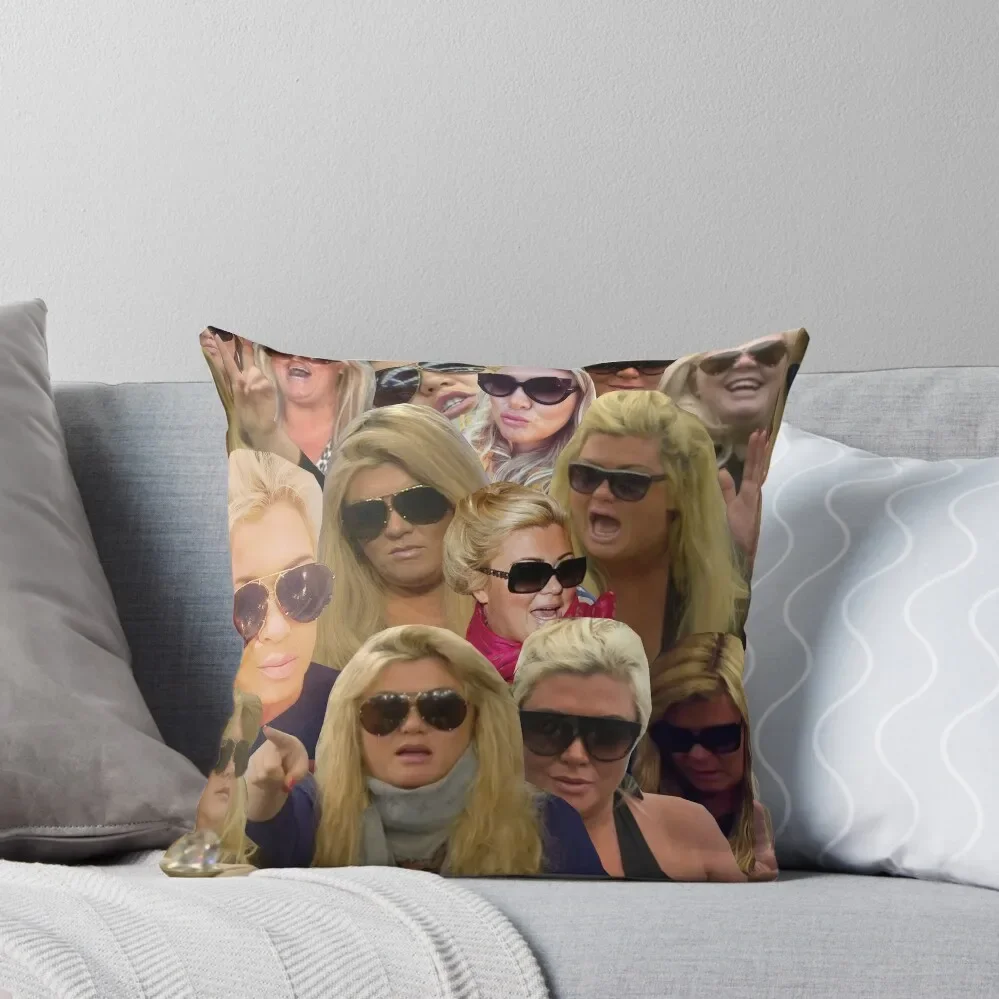 

SHADY BABY - GEMMA COLLINS Throw Pillow