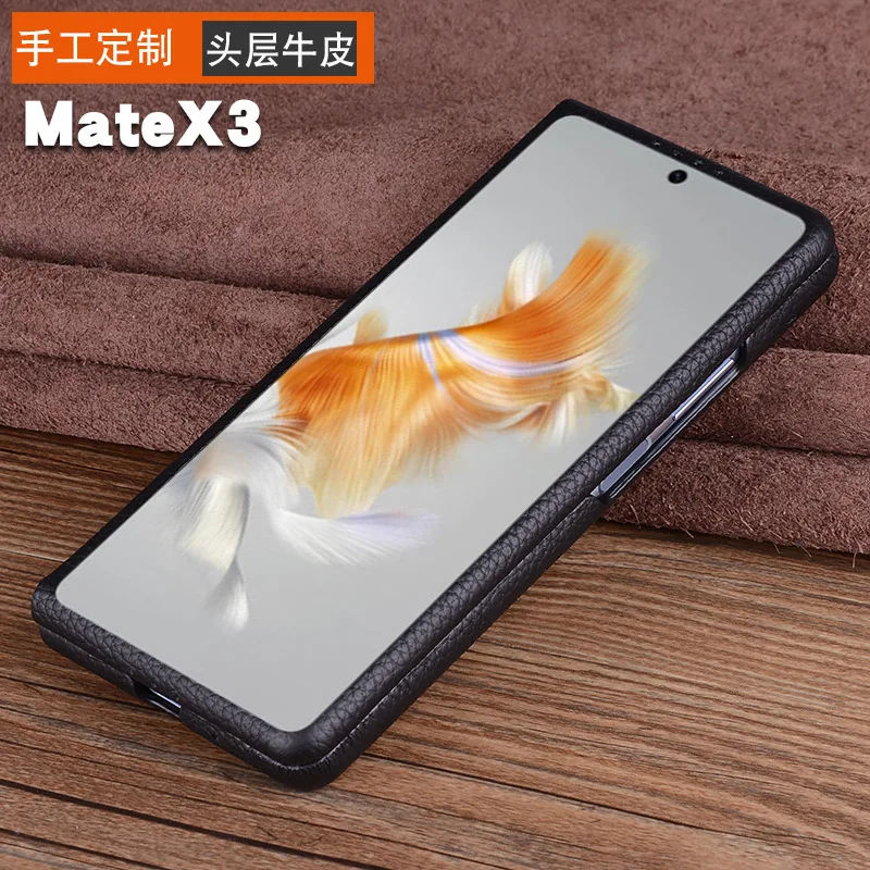

Genuine Leather Case For Huawei Mate X3 Case