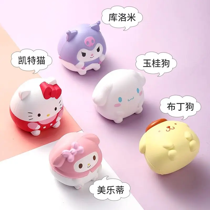 

Kawaii Melody Decompression Sanrio Kuromi Cinnamoroll Stress Relief Squishy Anime Cartoon Children's Hand Pinch Toy Healing Gift