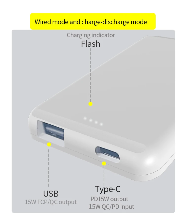 battery bank 6097 Portable powerbank 5000mah Power Bank Magnetic Wireless charger For iPhone 13 12 Pro Max 8 plus Xiaomi External Battery powerbank for phone