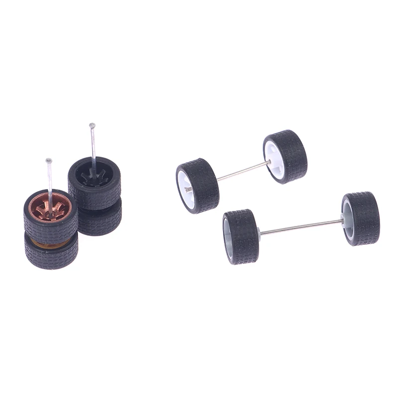 1/64 Räder Modell Auto Räder Für Hotwheels Mit Gummi Reifen Modell Auto Modifizierte Teile Spielzeug Power RefitCar Modell Teile Set – Detail 11