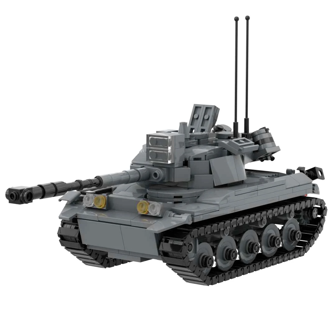 미 육군 탱크 M36 잭슨 M18 Hellcat 파괴자 M24 M26 M7 사제 105mm 곡사포 패튼 M60 M41 군사 빌딩 블록 장난감