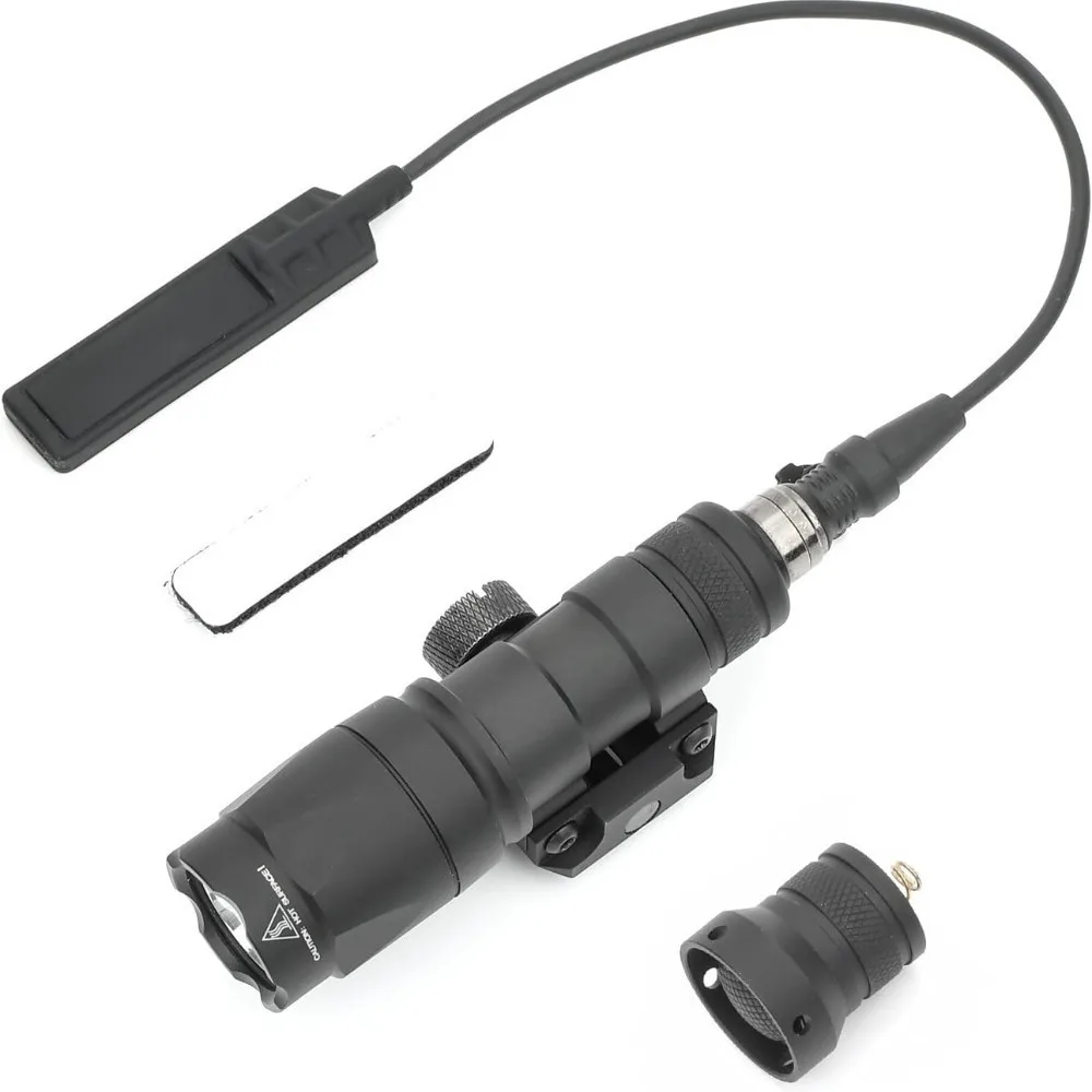 פנס טקטי M300A M600C עם תאורת LED, מתאים לרכיבי ציד וציד בחוץ