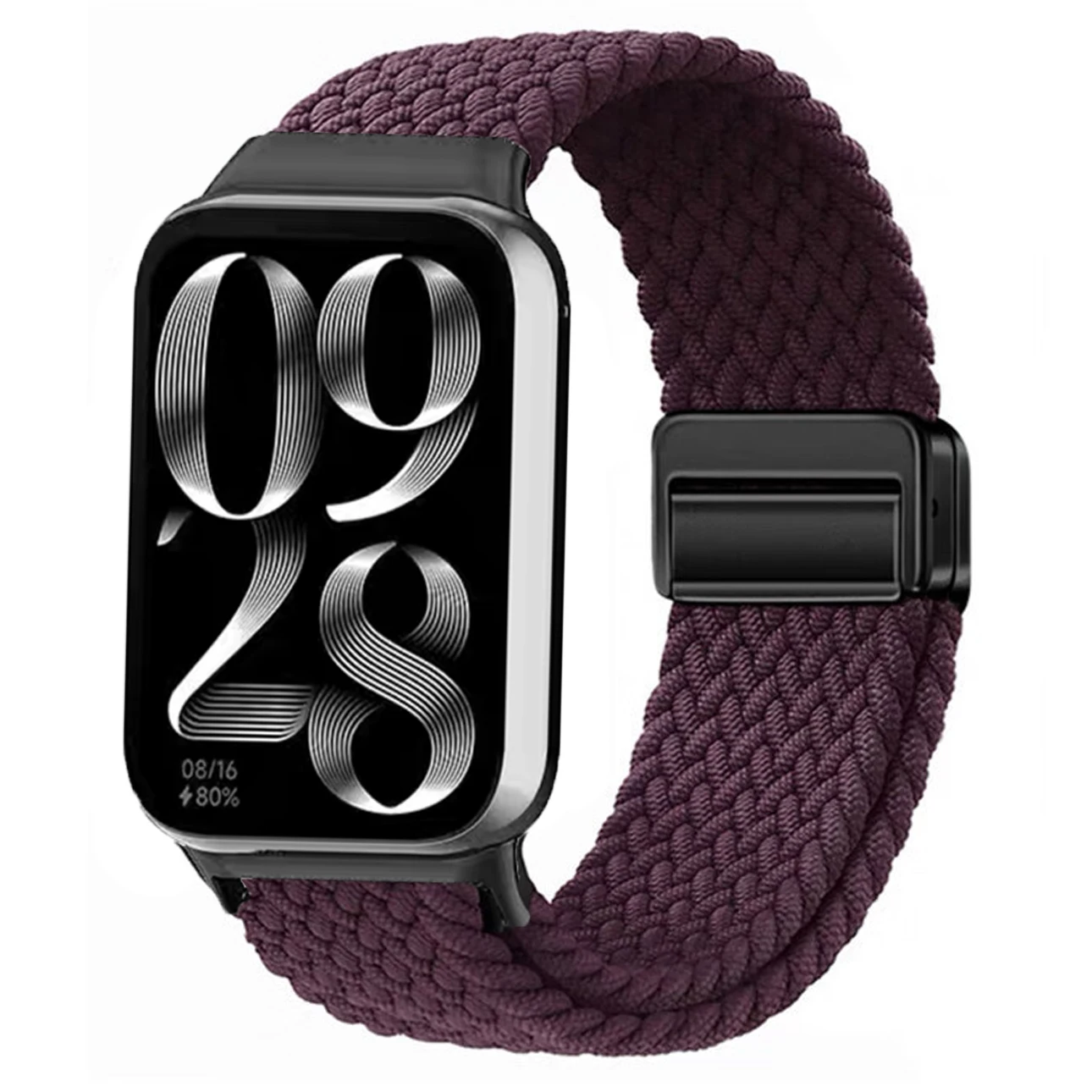 Nylon Braided Magnetic Smartwatch Strap Bracelet Accessory