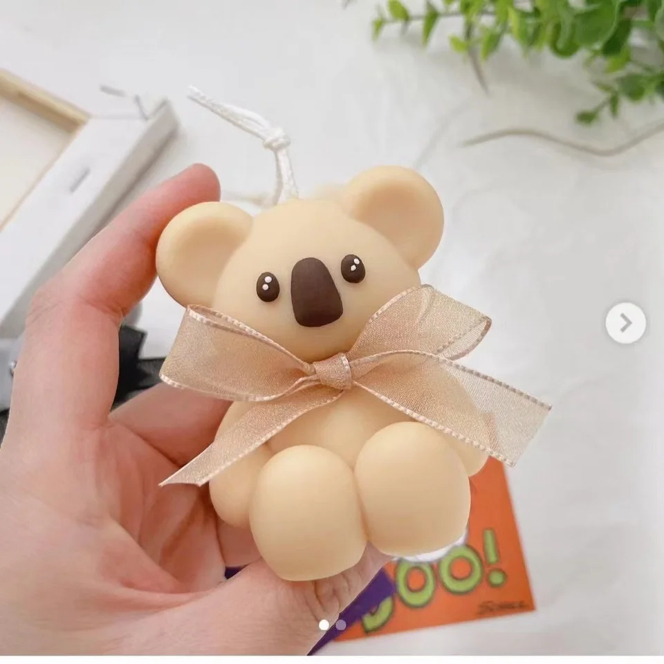XMOLDNMS Molde De Silicona Para Fondant De Animales (Elefante, Zorro, Koala, Oso, Perro, Toro) – Ideal Para Decorar Pasteles, Chocolate Y Galletas – Grado Alimenticio, Fácil De Desmoldar