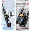UVK5(99) AM/FM/DTMF Walkie-Talkie 200CH 20-1000MHZ Walkie-Talkie NOAA Weather Forecast with Flash Copy Frequency Tpye-C LCD Disp 5