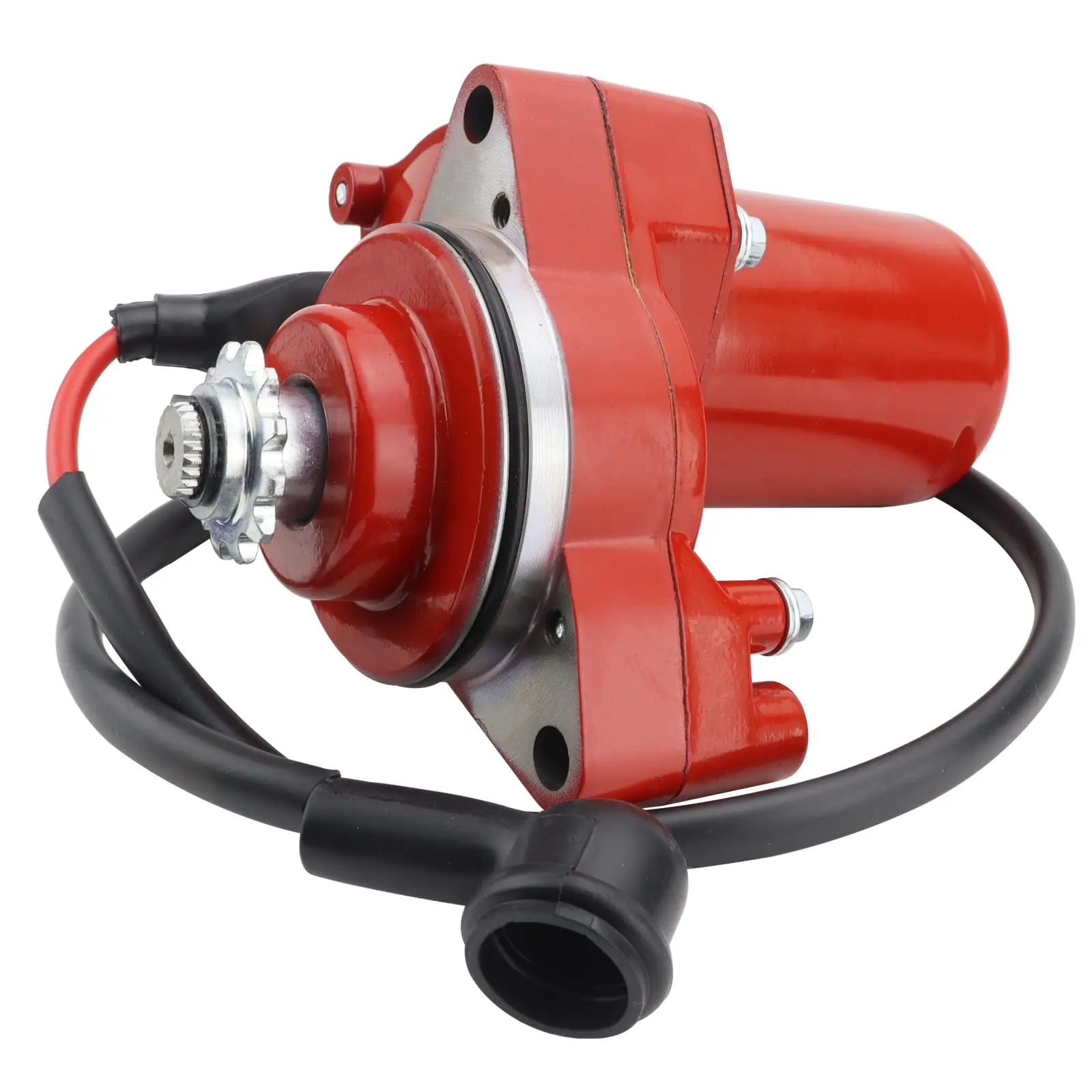 Scooter ATV Quad Electric Starter Motor for 50CC 70CC 90CC 110CC Silver Electric Starter Motor Motorcycle