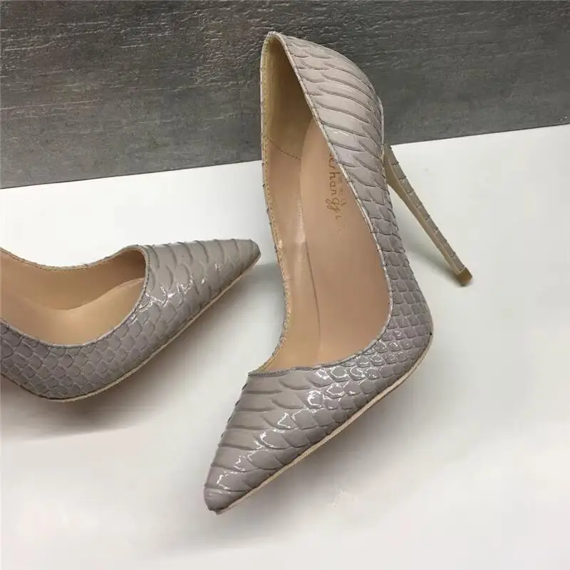 Miss Selfridge pointed court heels in grey snake | ASOS | Court heels, Heels,  Snake print shoes