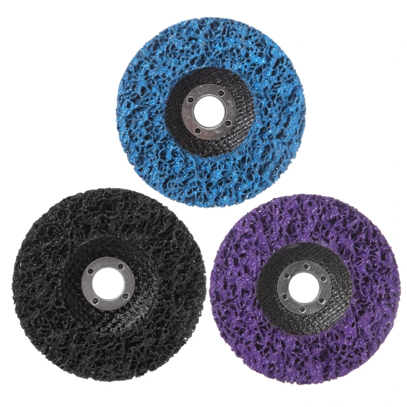 

100x16mm Cleaning Strip Wheel Grinding Disc For Paint Rust Grinder Remover Tools