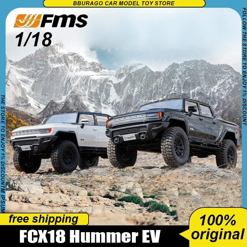 ミニチュア合金子供用オフロード車,新エネルギー,fms 1/18自動,fcx18