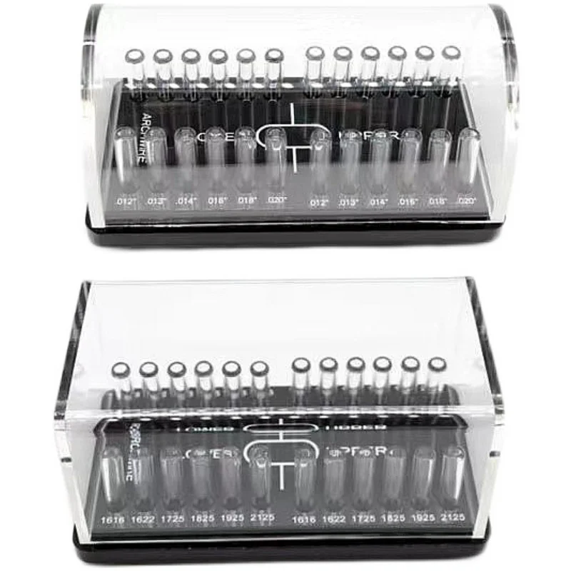 Square Wire Round Wire Sorting Frame Pre-Formed Bow Placement Box Orthodontic Nickel-Titanium Bow Box Storage Dust orthodontic bow box