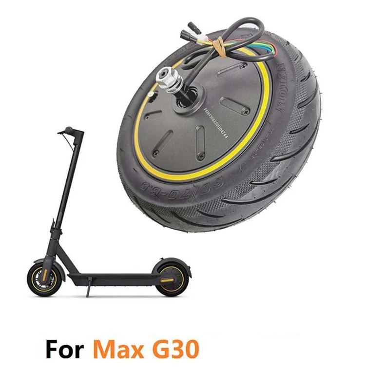 60/70-6.5 Motor Electric Scooter 36V 500W Engine Wheel For Ninebot Max G30 Scooter Rear Driving Wheel Tire Motor Parts