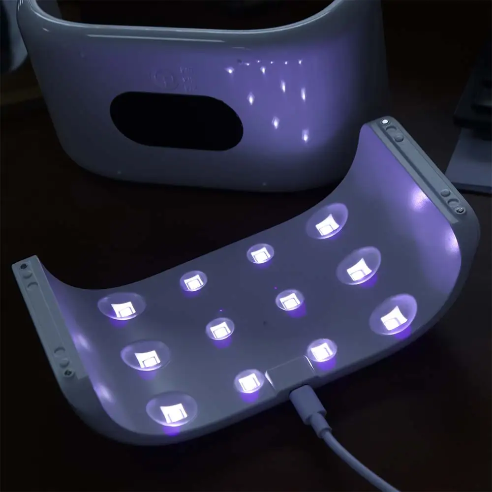 양면 UV 레진 경화기 36W 출력 3단계 타이머 탈착식 24 LED 비드 2 in 1 고속 경화 램프