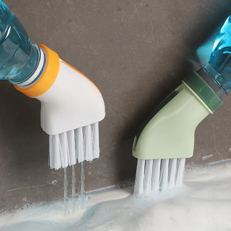 Multi-functional Cleaning Brush Corner Gap Brush Can Be Connected To Bottle Brushes Toilet Countertop Faucet Window Sill Brushes