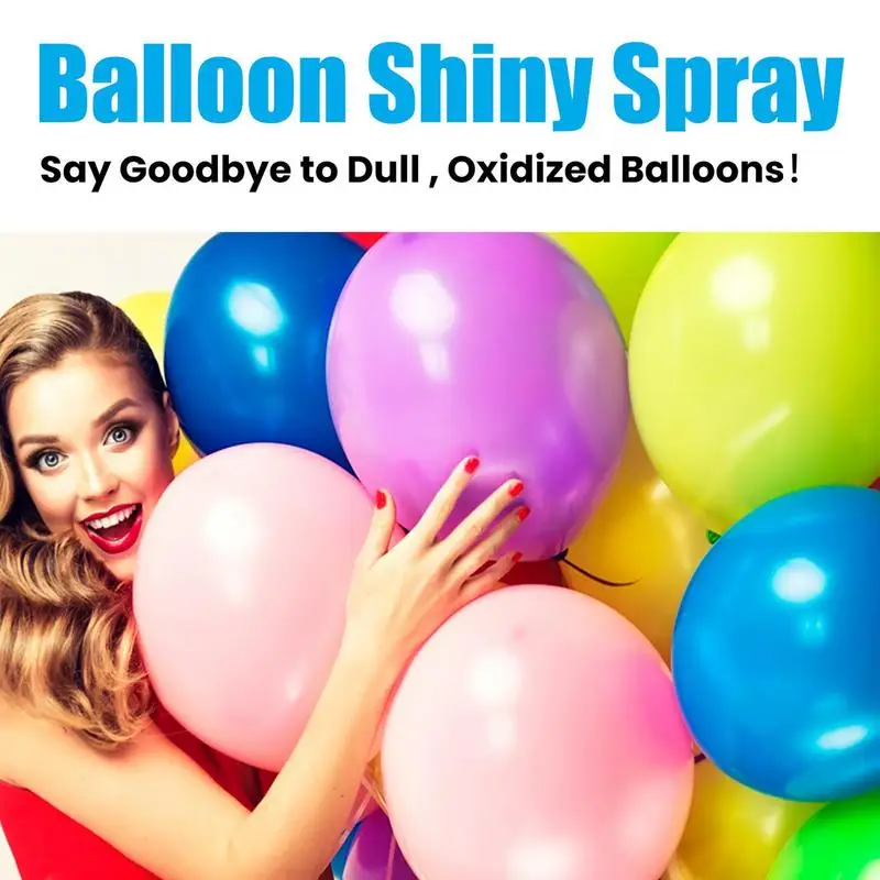 Balloon Shiny Spray For Balloons 100ml Shiny Glow Balloons Spray