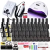 40 Color Manicure Set with LED Nail Dryer Nail Set Electric Nail Drill Kit Nail Gel Polish Kit Tools Set For Nail Art Beginner 1