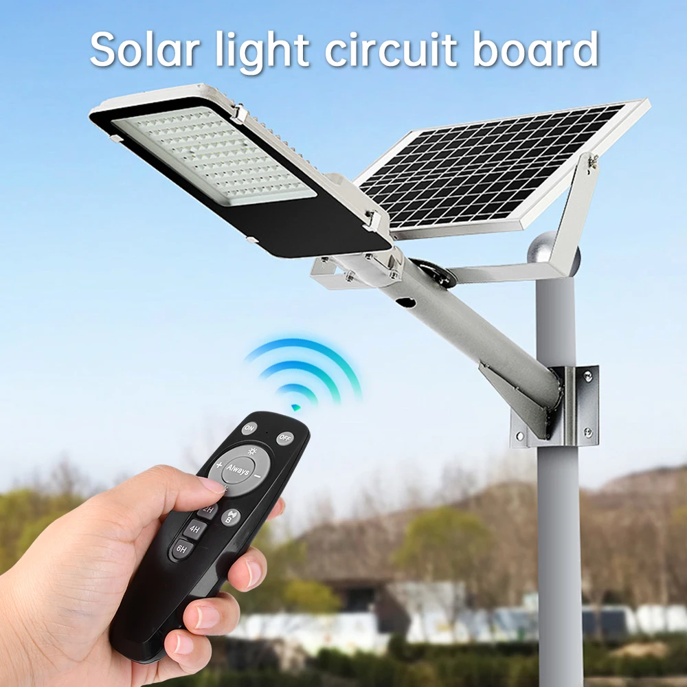 High Power 3.2V-3.7V Remote Control Radar Human Body Sensor Solar Light Circuit Board for 40W Solar Street Lamp Driver