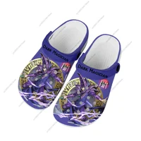 Yu-Gi-Oh Dark Magician Girl Yami Mutou Home Clogs Custom Water Shoes Mens Womens Teenager Shoe Garden Clog Beach Hole Slippers 2