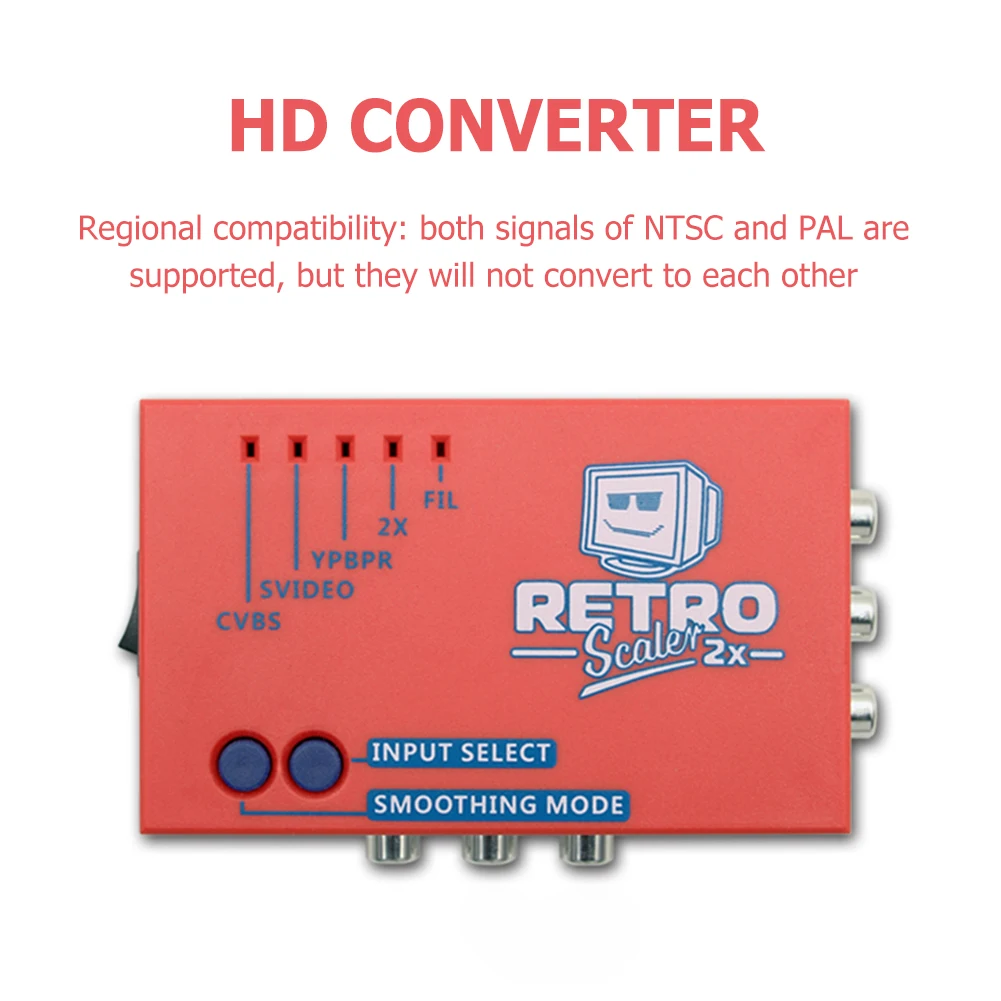 ο RetroScaler2x A/V to HDMI-ȣȯ ȯ  -Ʈ  ܼ  , PS2 / N64 / NES / Dreamcast / Saturn