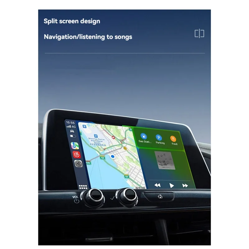 USB 2-In-1 무선 Carplay 안드로이드 자동 어댑터 무선 자동차 어댑터 유선 안드로이드 자동을 무선-N34R로 변환