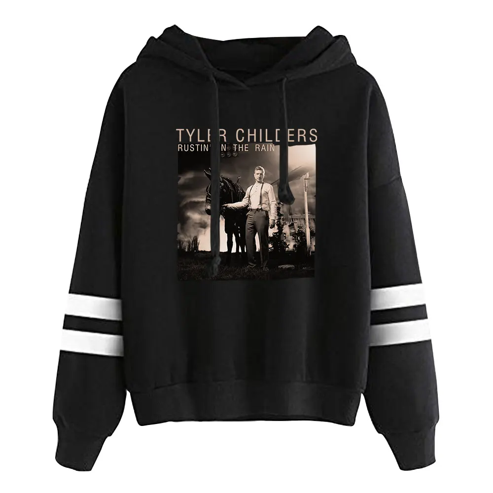 

Tyler Childers Hoodies Rustin' In The Rain No Pocket Merch Print Unisex Fashion Funny Casual Streetwear Sweatshirts