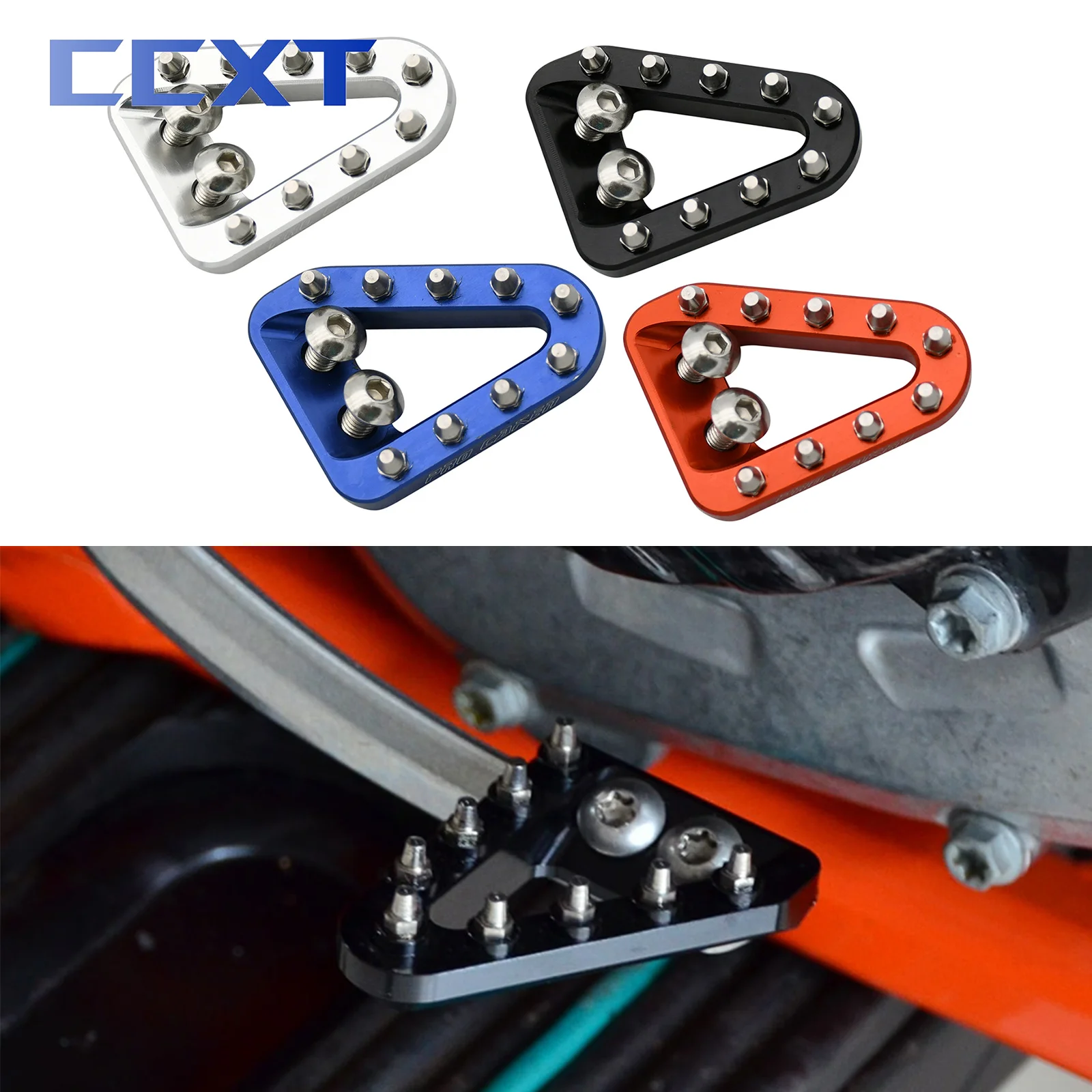 Rear Brake Pedal Lever Step Plate Tip For KTM SX SXF XC XCF XCW EXC EXCF For GasGas For Husqvarna FC TC FE TE FX TX 2016-2022