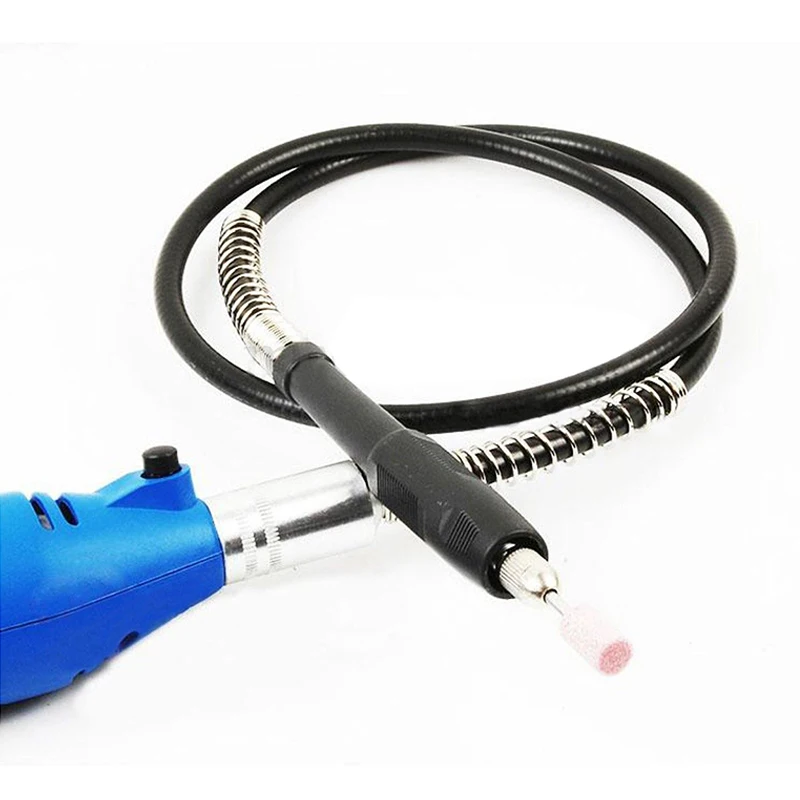 

New Durable Multi Purpose Extension Cord Flexible Shaft Rotary Grinder Tool Dremel Chuck Black