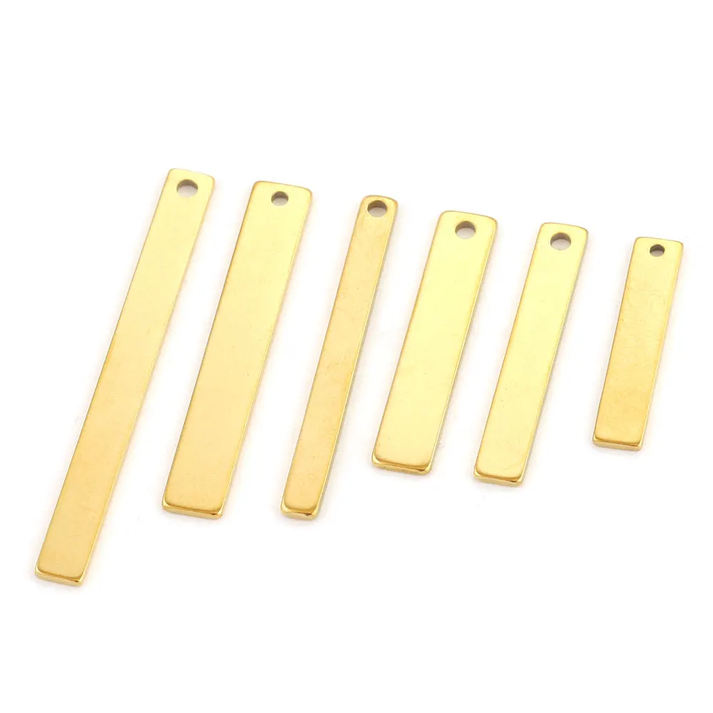 20 stücke Edelstahl Rechteck Charme Für Ohrring Anhänger Conectors DIY Charms Für Schmuck Machen Liefert Zubehör Großhandel – Detail 4
