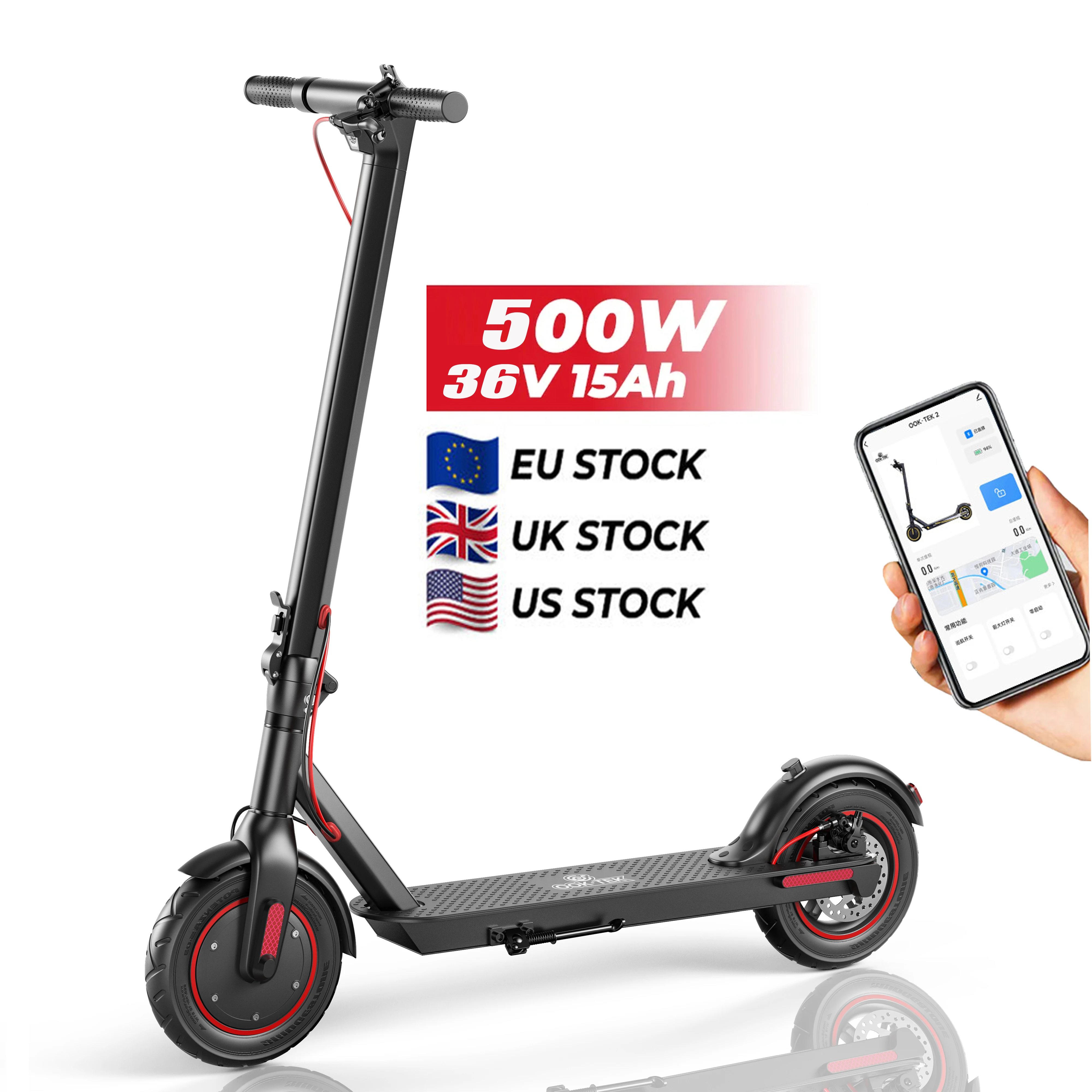 

EU USA warehouse 2023 New Arrive 500W 10inch fast scooter electric for adult folding E scooters e scooter adults