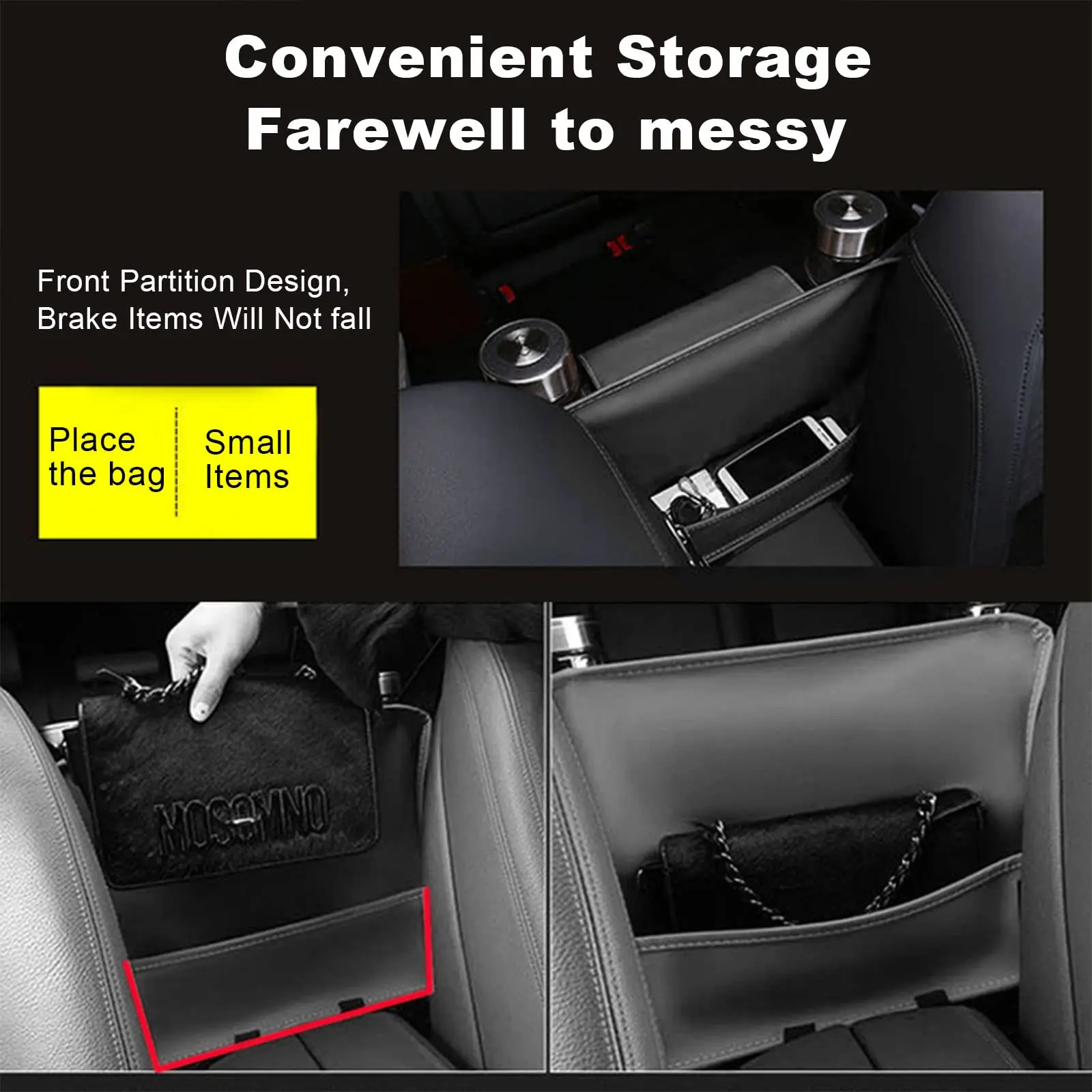 Acheter Sac de rangement en filet de grande capacité pour voiture, sac de  rangement en filet entre l'organisateur de voiture, sac de rangement  arrière, porte-bagages, poche pour le style de voiture