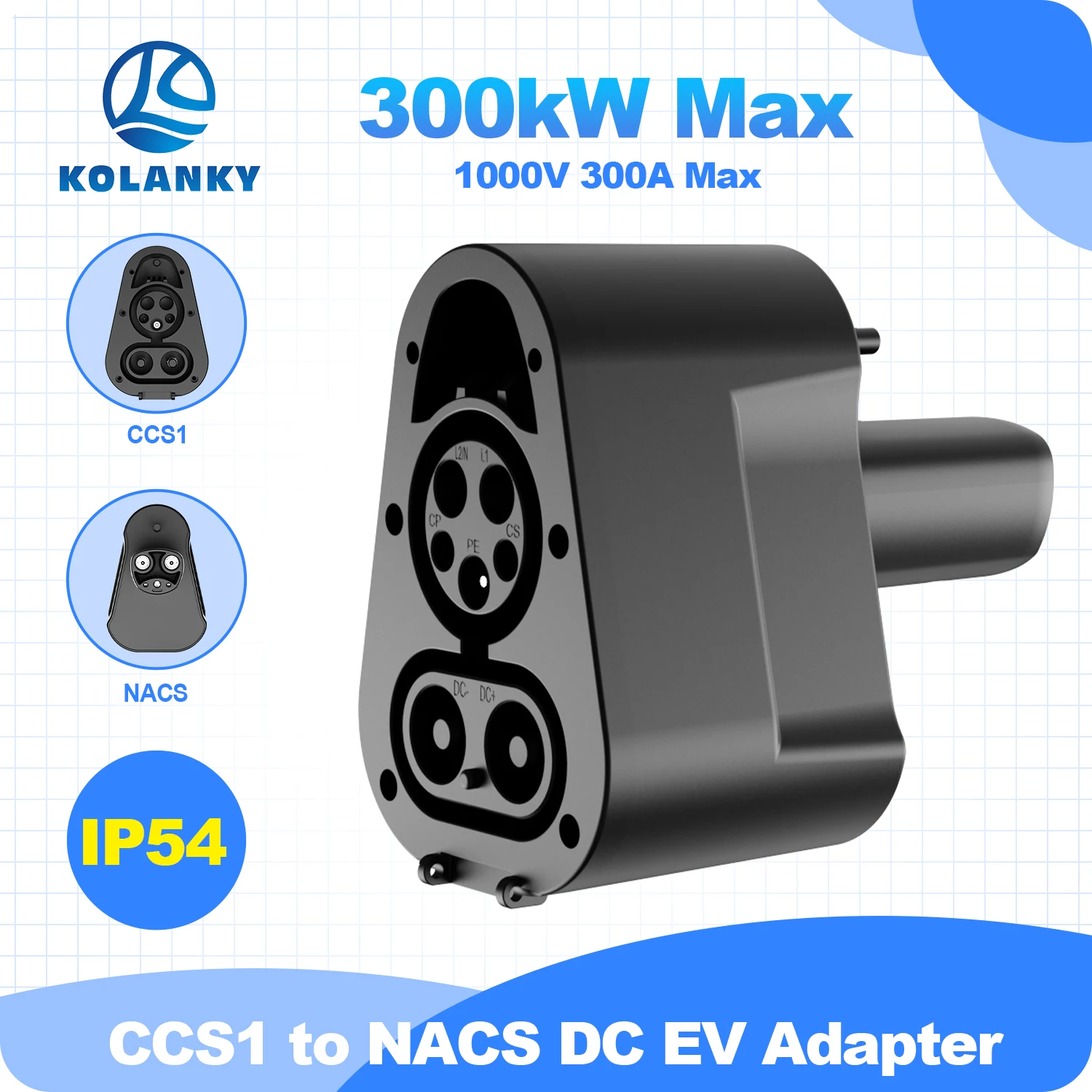 Model 3/X/Y/S Car EV Charger AC DC Fast Adapter CCS1 To TS 250KW Convertor Charging Station COMBO Converter