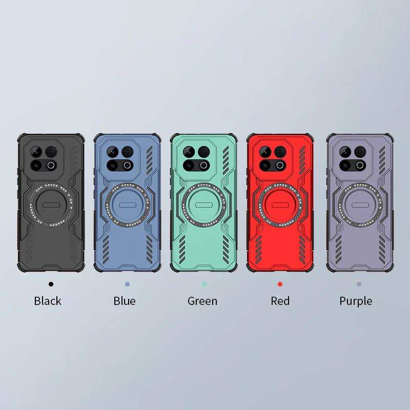 Magnetic Armor Case with Strong Magnet and Heat Dissipation