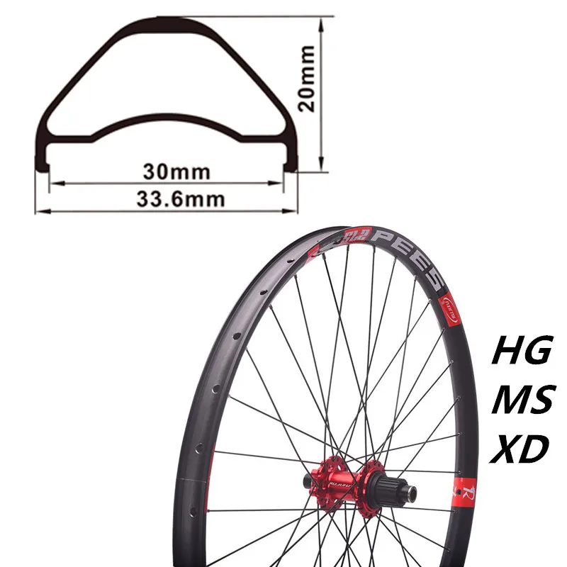 6 pawls 3 teeth RUJIXU MTB Bike Wheelset 26 27.5 29 Disc Brake 32H MTB Bicycle AM Enduro DH Wheels 148 Boost 142 Thru Axle 135QR 5