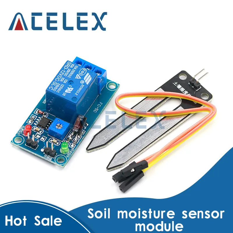 Soil Moisture Sensor 5 V New Dc 5v 12v Sensor Relay Control Module