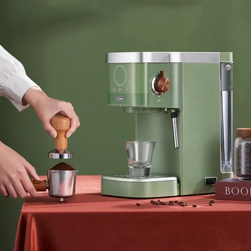 New Konka Italian Coffee Machine Capsule Machine Concentrated Home Office Small Foam Lattice 3