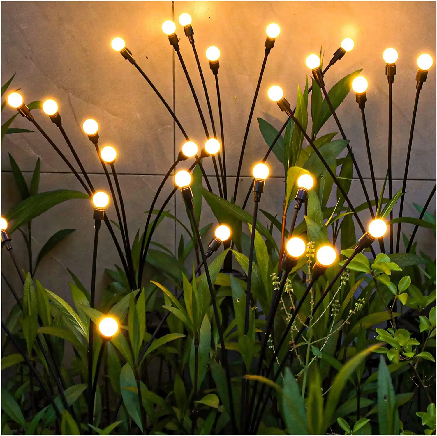 Solar LED Light Outdoor Garden Decoration Landscape Lights Firework Firefly Lawn Lamps Country House Terrace Balcony Decor Lamp