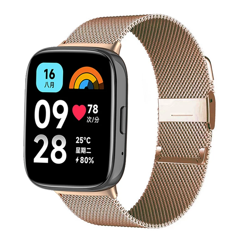 

Ремешок для смарт-часов Redmi Watch 3 Active, металлический Активный браслет для xiaomi redmiwatch 3, магнитные браслеты для redmi Watch 3 active