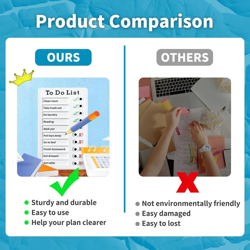 Reusable Daily Chore Checklist and Responsibility Chart