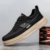 Men's Breathable Canvas Casual Walking Shoes Non-Slip Lightweight Comfortable Sneakers for Male 4