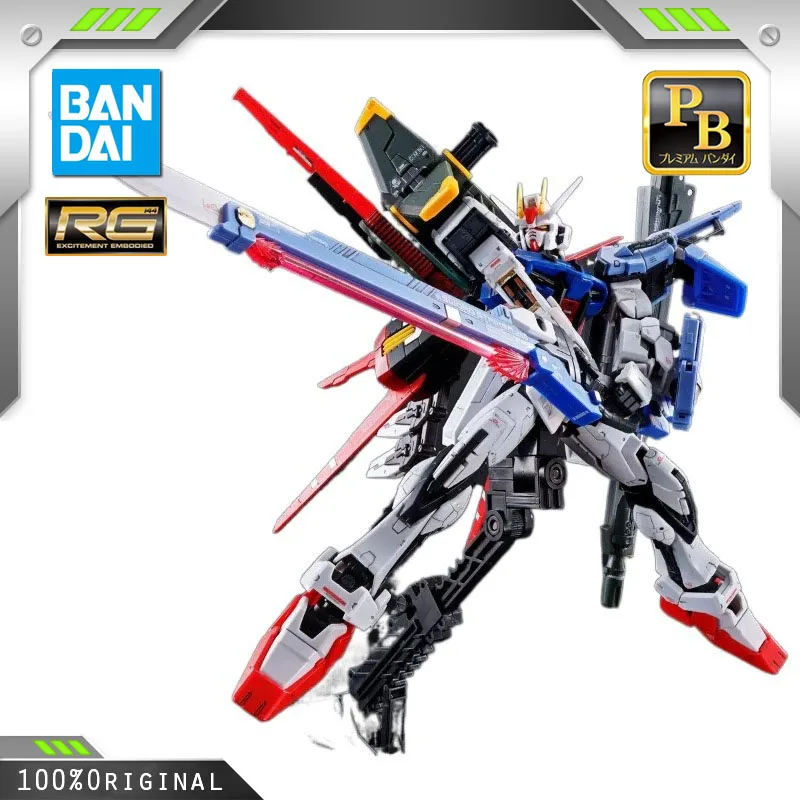 

Пластиковая Модель для сборки BANDAI Anime RG PB 1/144 GAT-X105 Perfect Strike Gundam, фигурки героев, рождественские подарки