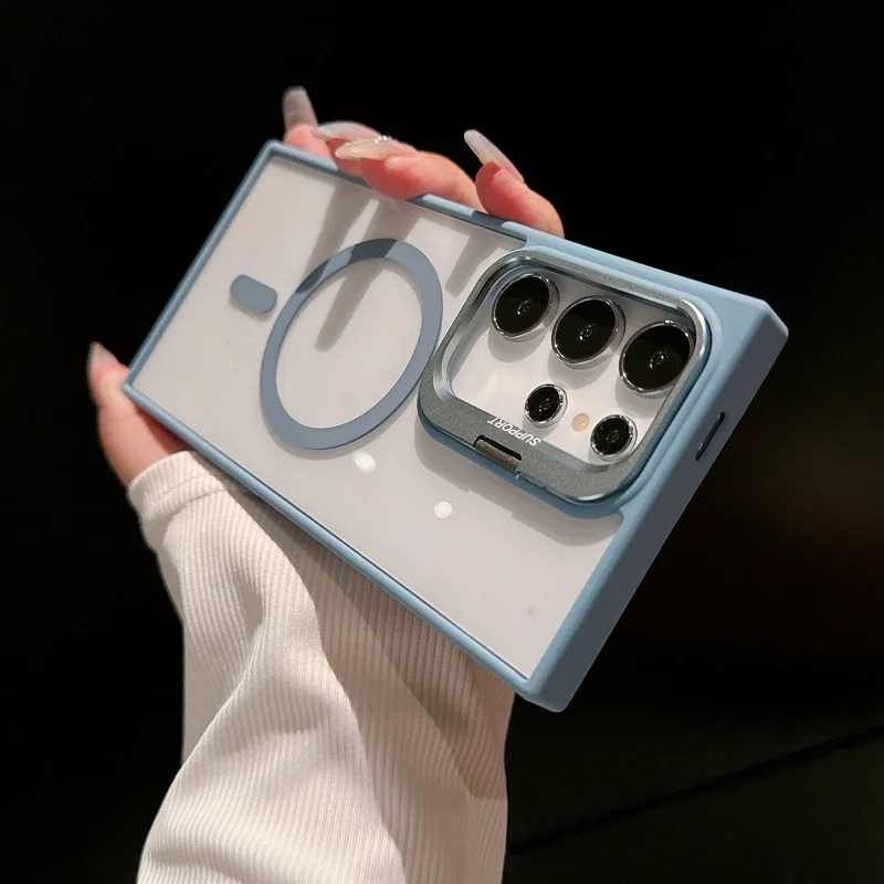 Magsafe-Compatible Clear Shockproof Wireless Charging Case