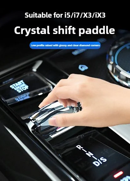 Crystal Gear Shift Paddles For BMW i5/i7/X3/iX3 X1 iX1 X2 iX2 Engine Start Stop