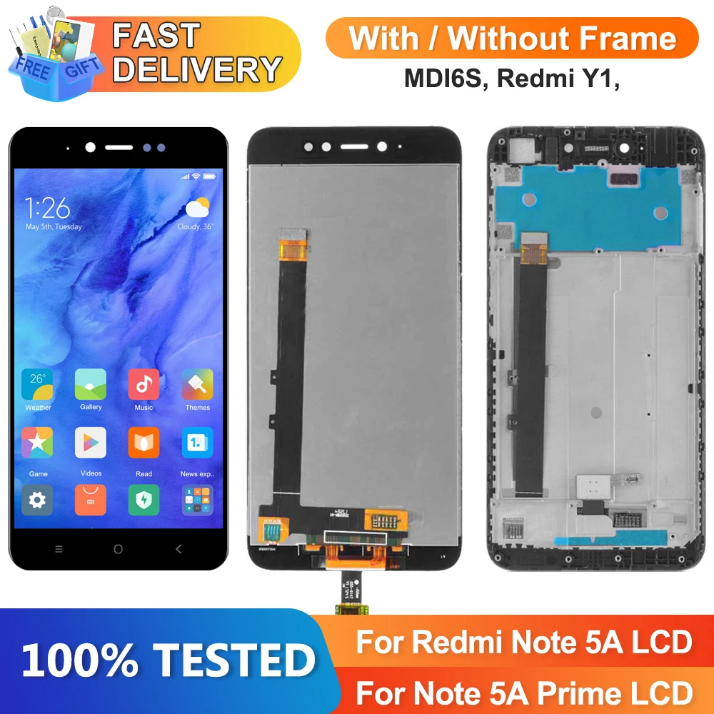Display Screen for Xiaomi Redmi Note 5A LCD Display Touch