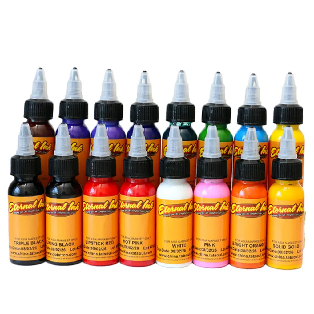 Ink pigment Pigment Kit 1oz 30ml Pure color Durable for Beauty Tools