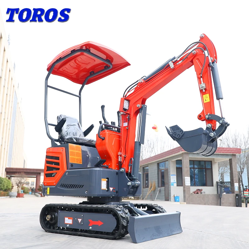 Hydraulic Mini Excavator Small Digger 1.5 Ton Mini Excavator Rubber Track For Mini Excavator  1.22 Ton