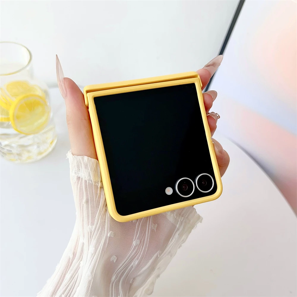 Ultra Thin Liquid Silicone Case with Hinge Stand - Shockproof Cover